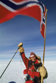 Norwegian Liv Arnesen, first woman to ski alone to the South Pole.
