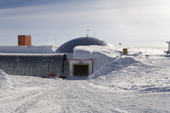 Amundsen Scott South Pole Base. The utilidors to the Dome being dismantled in January 2006. Antarctica
